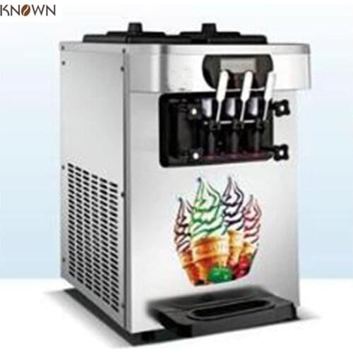 Commercial 22L/H yogurt soft ice cream machine fruit soft ice cream maker taiyak fish cone maker