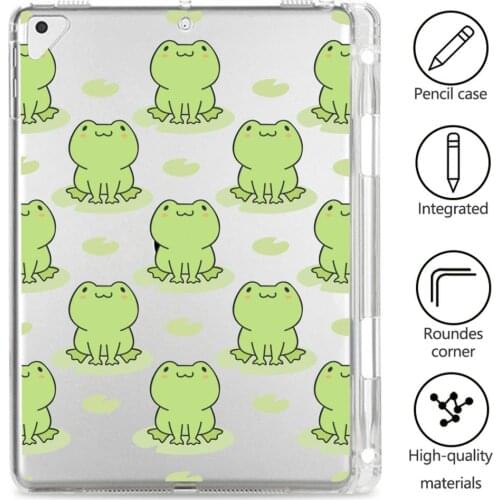 Clear Silicone For ipad pro 11 Case 2020 Cute Frog For ipad Air 4 2 3 ipad 10.2 7th 8th Generation Cases Mini 1 2 3 4 5 Cover