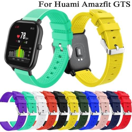 Strap for Xiaomi Amazfit Bip BIT youth Smart Watch Wearable Wrist 20mm Bracelet for Huami Amazfit GTS / GTR 42mm Watchband Bands