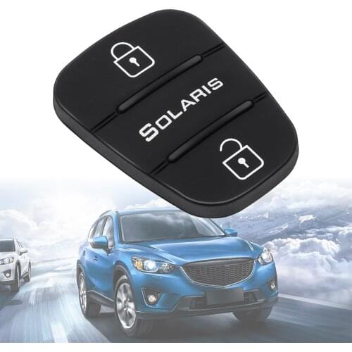3 Buttons Rubber Pad Insert Replacement Fit for Ceed Hyundai Solaris Accent l10 l20 l30 Kia Rio Flip Remote Car Key Shell