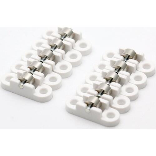 10PCS Sliding Door Roller Cabinet Copper Caster Wheel Pulley For Wardrobe Furniture Door and window accessories Width 10mm