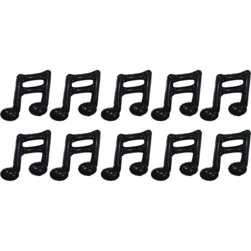 Funny Double Musical Note Foil Balloon Concert Wedding Prom Decor