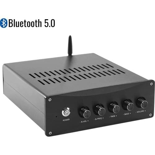 AIYIMA TPA3255 Bluetooth5.0 Amplificador QCC3034 APTX Hifi Power Amplifier 150W*2+300W 2.1 Channel Treble Bass Adjustment