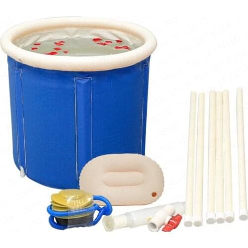 Adult Bath Tub Collapsible Tub Household Adult Inflatable Bathtub Child Bathtub Adult Bath Thicken Plastic Folding Inflatable