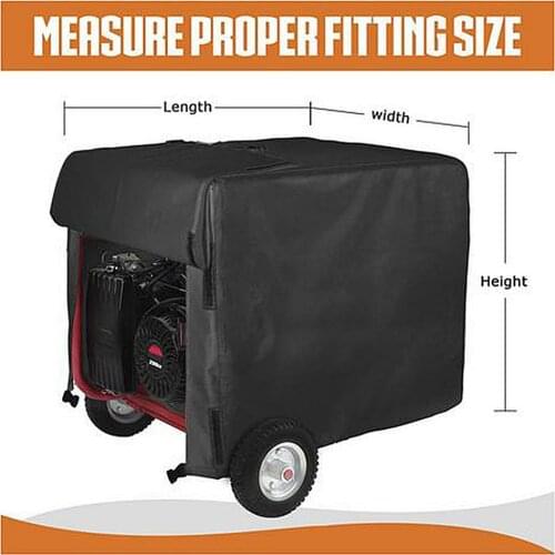 Waterproof Rain Cloth PU Is Suitable For Portable Generator Cover For Heavy Waterproof Universal Generator Cover