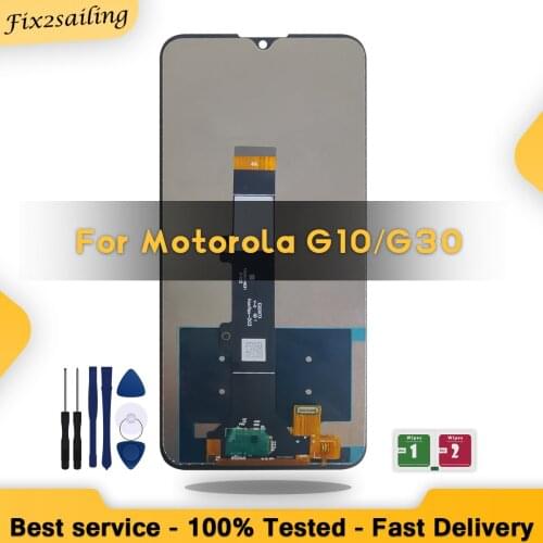 100% Tested New 6.5" LCD For Motorola Moto G10 XT2127-2 G30 XT2129-2 LCD Display Touch Screen Digitizer Assembly For G20 LCD