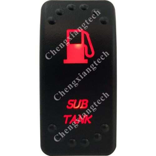 12V 20A / 24V 10A Dual Red Led 5P On Off SPST Rocker Switch Sub Tank Waterproof for Car Boat Truck Circuit Breaker