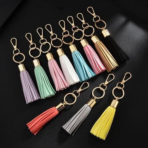 17.5cm Tassel Vintage Leather Tassels Fringe For Purl Macrame Diy Jewelry Keychain Cellphone Straps Diy Pendant 2021 Hot Sale