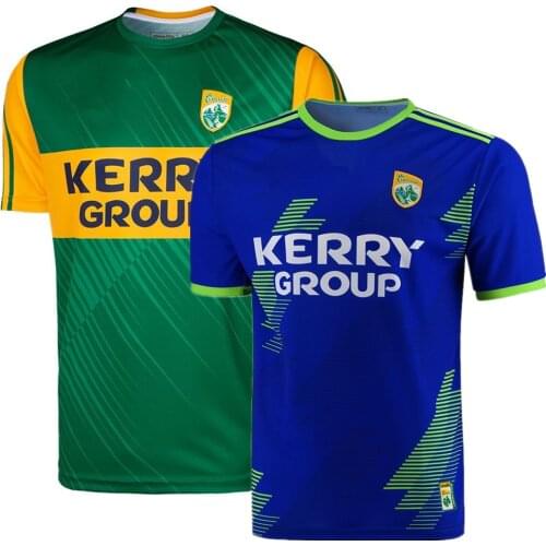 2021 Kerry GAA 2 Stripe Home AWAY Jersey Best quality Ireland Jerseys shirt