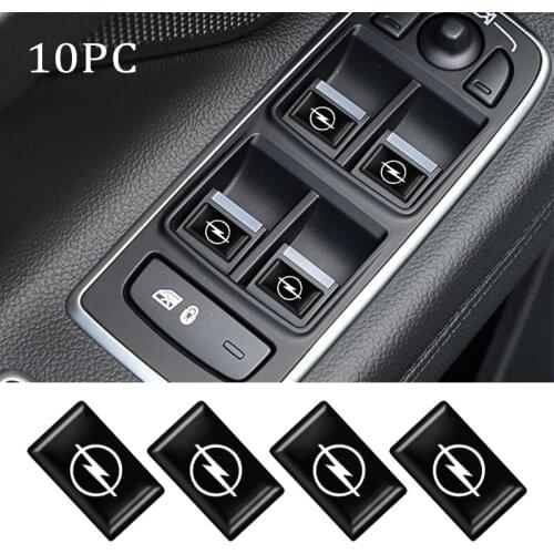 4/8/10 pcs Car Steering Wheel 3D Small Emblem Sticker for Opel OPC Astra J H G K Insignia Corsa D B E Mokka Vectra Auto Gadget