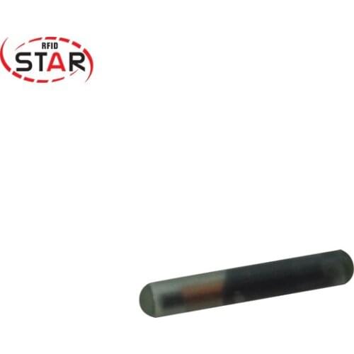 Free shipping 10PCS/Lot 134.2KHz ICAR FDX-B Animal RFID 2.12*12mm microchip for Animal Identification