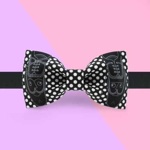 Free shipping new fashion casual mens male female 2017 Groom Full dress Bow tie wedding Headdress club party black Two shoes