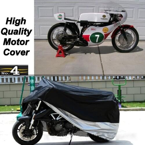 MotorCycle Cover For Yamaha TD1 TD2 WaterProof UV Sun Dust / Rain Protector Cover Made of Polyester Taffeta