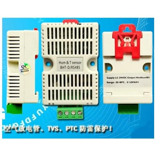 12V-24V Supply BHT-D Temperature and Humidity Sensor 0-5v Humidity Transmitter 0-10v 4-20ma isolation 485 TVS,PTC surge protect