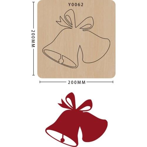Wood Cutting Dies Mold Diy Christmas Small Bells Scrapbooking Craft Leather Mold Suitable For Common Big Shot Machines