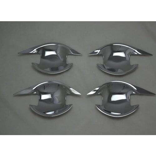 For Mitsubishi ASX 2013 4PCS ABS Chrome Car Door Handle Bowl Cover Trim Car Styling Accessories