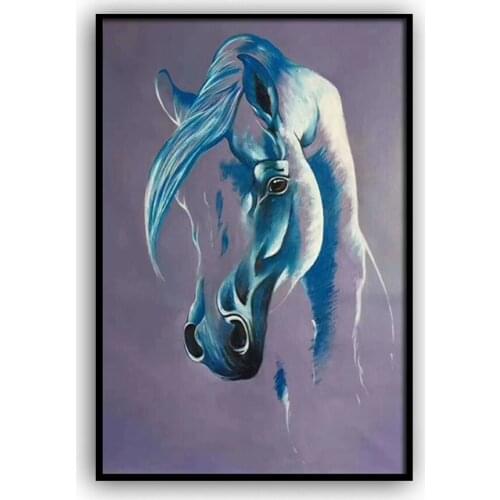 Oil painting horse 2020 New Year hand painted Modern creative painting Canvas Painting art Unique design 2020061203