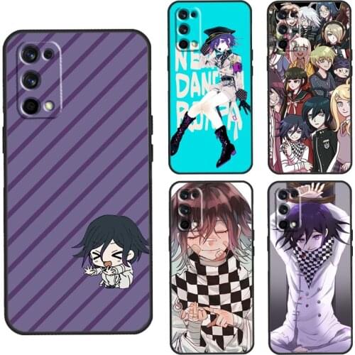 Kokichi Ouma Girl Anime Case For Realme 8 Pro C3 C11 C21 GT Q3 6 7 Pro Funda For OnePlus 9 Pro 7 8 Pro 7T 8T Nord