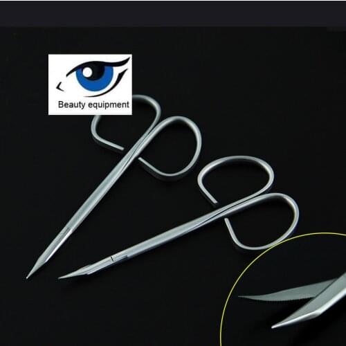 Beauty Plastic Sawtooth Scissors Twisted Handle Sawtooth Scissors