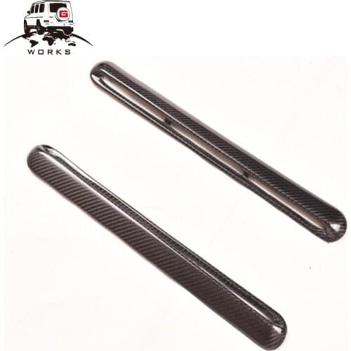 C-Pillar rear window cover for W463 G Class G63 G65 G500 Wagon Carbon Fiber Look
