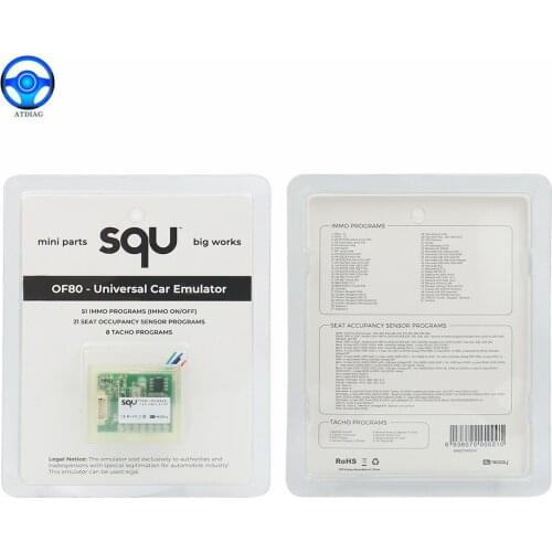New SQU OF68 OF80 Universal Car Emulator Car Emulator Signal Reset Immo Programs Place ESL Diagnostic Seat Occupancy Sensor