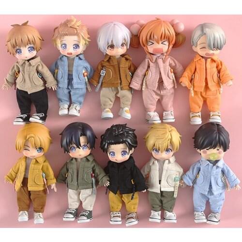 Ob11 BJD clothes casual pants Doll Clothes Jacket fashion Coat for ob11,Molly,obitsu11,GSC,1/12bjd Doll Clothing Accessories