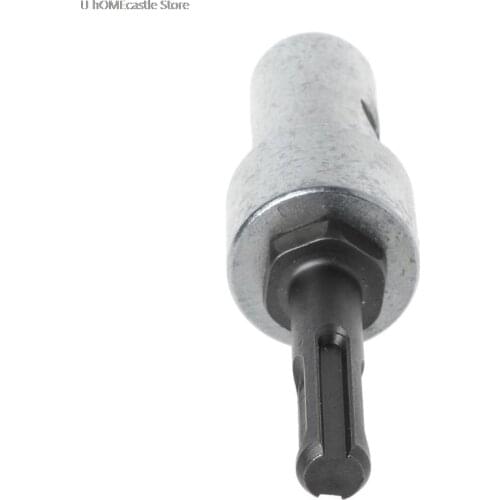 2 Round Pits 2 Slots Drill Bit Adapter For Electric Drill Convert to Earth Auger Head Connector Tool HOT