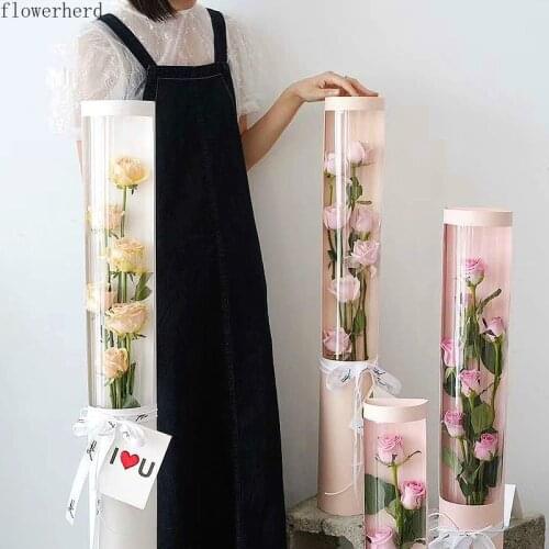 Valentines Day Bouquet Gift Box Creative Portable Box Rose Flower Packaging Box Christmas Decoratons Home Decoration Party Tool