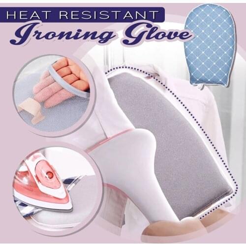 Hand-held Mini Home Iron Glove Sleeve Ironing Board Holder Heat Resistant Glove For Home Clothes Garment Steamer Iron Table Rack
