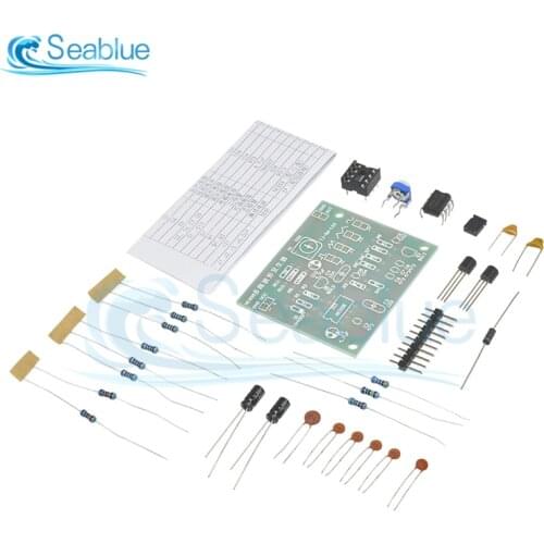 DC 6V 9V 12V NE555 Pulse Generator Module Sine/Triangle/Square Wave Generator Multi-channel Waveform Signal Generator DIY Kit