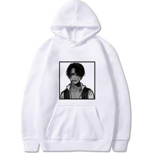 Anime Ackerman Attack On Titan Hooded Sweatshirt Men Women Harajuku Manga Shingeki No Kyojin Fashion Long Sleeve Casual Hoodies