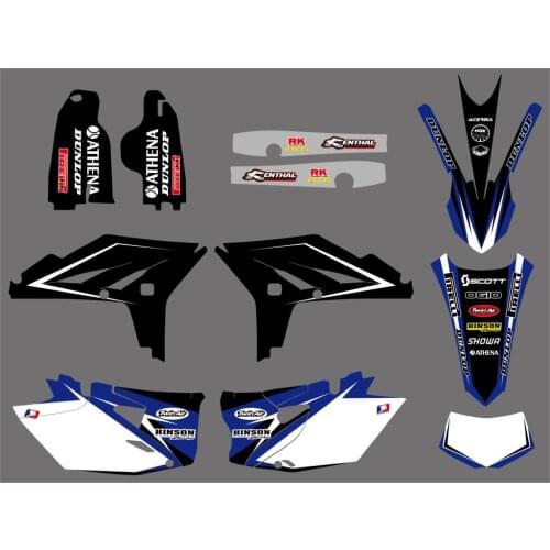 0504 Motorcycle New Style Team Graphic Background Decal And Sticker Kit For Yamaha WR450F WRF450 WR 450F 2012 2013 2014