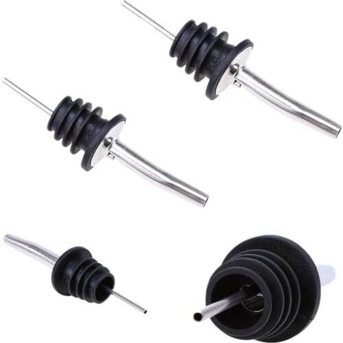 1/2/4pcs Durable Spout Pourer Cork Wine Pour Spout Dispenser Leakproof Olive Oil Wine Bottle Stopper Barware Supplies