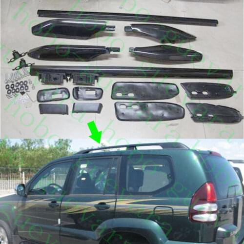 Fit For Toyota Land Cruiser Prado FJ120 2003-2009 Car Roof Rack Rail Carrier Bars 1Set