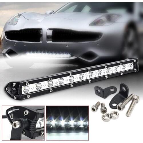 1pc 15 inch 36w Led driving light Offroad Car styling headlamp 12 led Single row 4WD Head lamp 4x4 Truck trailer Van RV SUV ATV