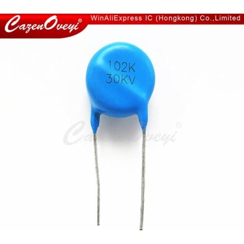 10pcs/lot 102K 30KV 1000PF 30KV102 1nF 0.001UF In Stock