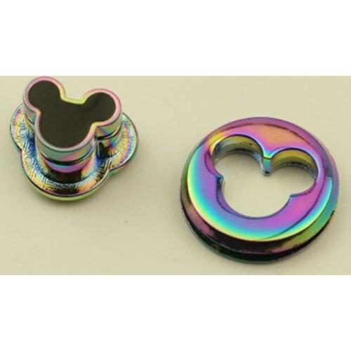 10pcs/lot new luggage handbag accessories color mouse shape metal lock small cartoon alloy lock