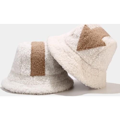 Avatar the last Airbender Hat Cosplay Costumes Avatar Aang Casual Cap Prop Fishing Caps Faux Fur Arrow Symbol Printed Bucket Hat
