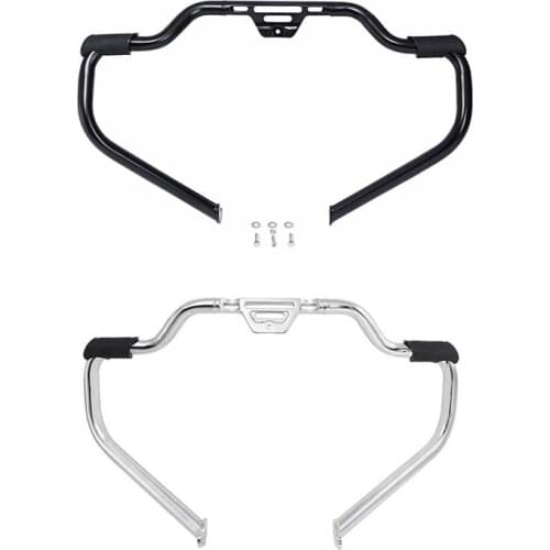 Motorcycle Mustache Engine Guard Bar Kit For Harley Softail Deluxe Street Bob Heritage Classic Fat Boy 114 FLFBS 2018-2020