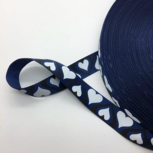 Free Shipping 5 Yards 3/4'' 20mm Wide Printed Grosgrain Ribbon Hair Bow/Christmas/wedding DIY Sewing ,#AD14