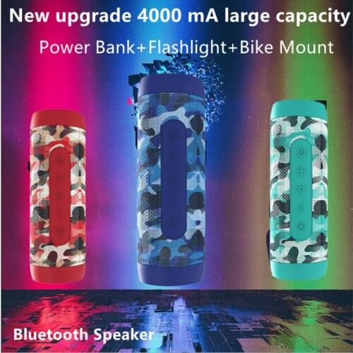 Zealot S22 Bluetooth Speaker Waterproof Portable Outdoor Wireless Mini Column Box Speaker Support TF1 card FM Stereo Hi-Fi Boxes