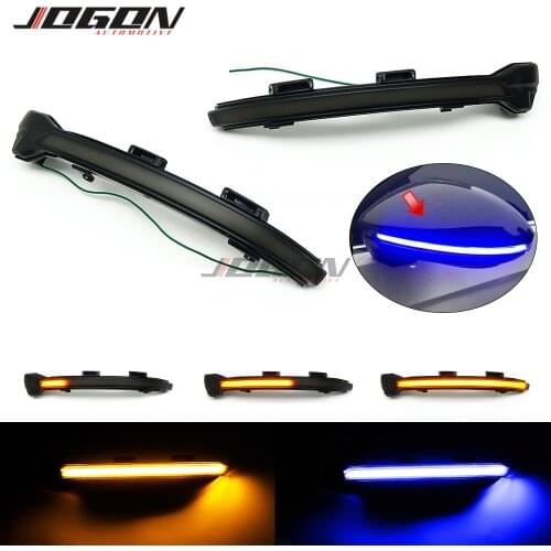 For VW Golf 7 GTI R GTE GTD MK7.5 13-19 Touran Jetta MK7 LED Dynamic Turn Signal Blinker Sequential Side Mirror Indicator Light