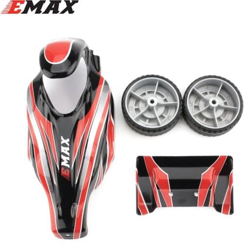 EMAX Intercepter FPV RC Car Body Shell+Tail Wing+Wheels for EAT03 and EAT05 1/24 Vehicles Model Spare Parts