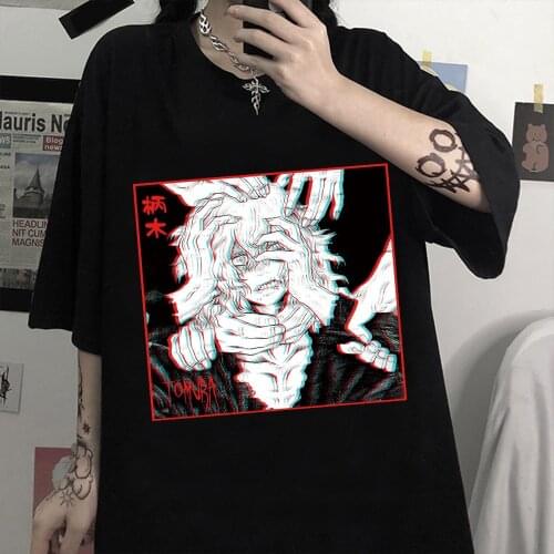 2021 New Japanese Anime My Hero Academia T Shirt Men Kawaii Summer Tops Tomura Shigaraki Graphic Tees Cool Unisex T-shirt Male