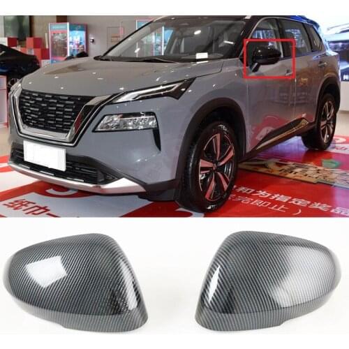 ABS Chrome Side Door Rearview Mirror Cover Trim Frame Covers Car Styling Accessories For Nissan Rogue X-Trail T33 2021 2022