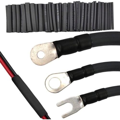 127Pcs Heat Shrink Tubes Wire Wrap Ratio 2:1 Electrical Cable Sleeve Assortment for Long Lasting Insulation Protection Tube Kit