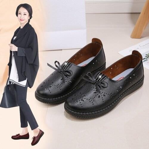 2021 Spring and Summer New Two-wear White Shoes Flat-bottom Breathable One-step Leather White Womens Shoes Silver Shoes