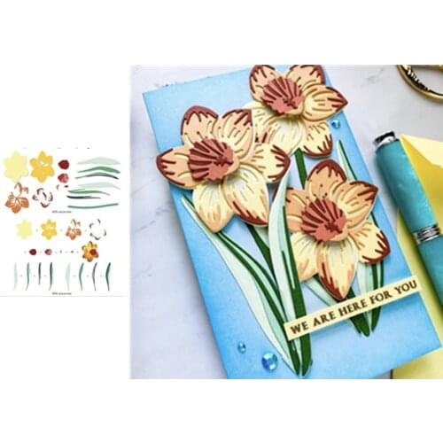 ZY 2021 New Arrival Presell flower Metal Cutting Dies for DIY Scrapbooking/photo album Decorative Embossing DIY Paper Cards