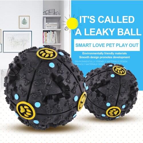Pet Dog Weirdly Called Leaking Food Ball High-quality Pet Dog Cat Toy Funny Training Plastic Toy