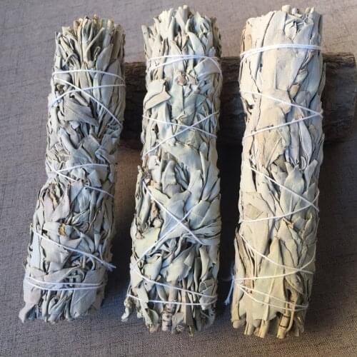 American California white sage Home Cleansing Negativity Removal Pure Leaf smoky Purification yoga Meditation 1 bundles (70g)